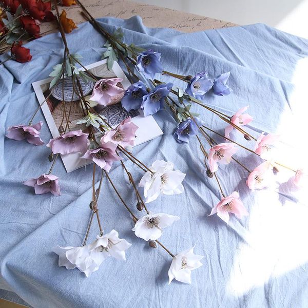 

decorative flowers & wreaths six head daffodils wedding hall artificial flower