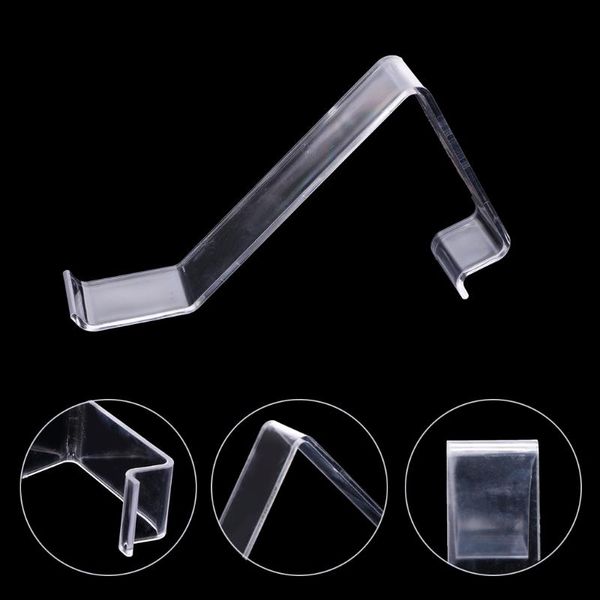 

clothing & wardrobe storage clear l- shape acrylic shoes ract holder retail shop display plastic stand shelf