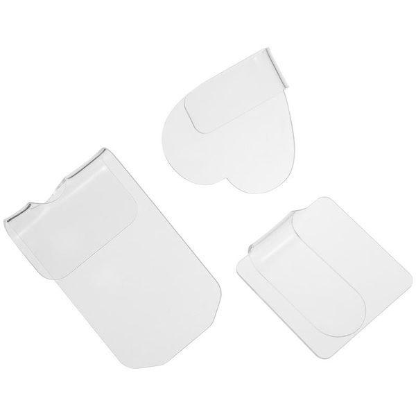 

false nails 3pcs makeup mixing palettes handheld nail art manicure, Red;gold