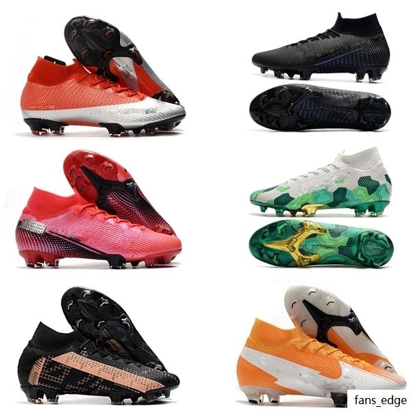 

chaussures de mercurial superfly vii 7 elite 360 fg soccer shoes cr7 se flash neymar mens chaussure de foot football boots high ankle cleats