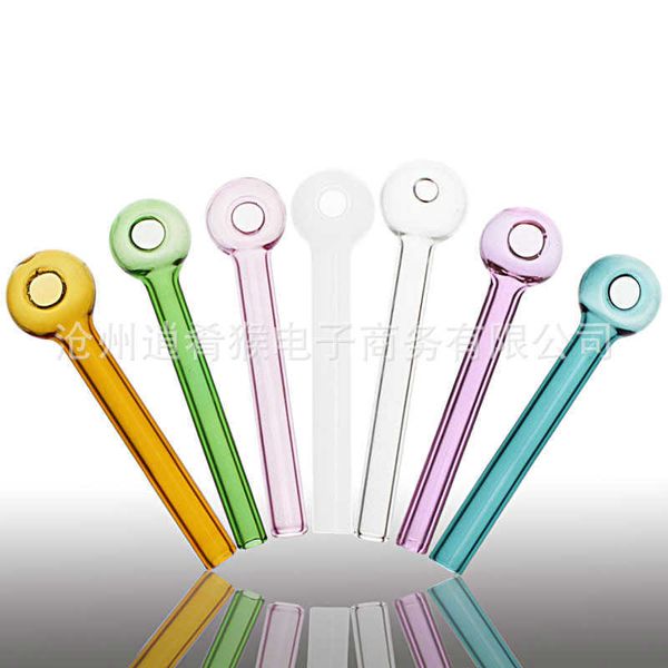 

Russia's best-selling color high borosilicate straw smoke glass pipe