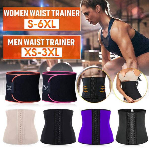 

waist support adjustable woman men high elasticity tummy tuck belt strap fitness sport slimming body shapewear waistband workout, Black;gray