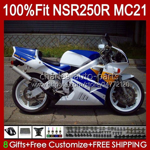 OEM-Injektion für Honda MC21 PGM3 NSR250RR NSR250 NEU NSR 250 R 103HC.79 NSR 250R 90 91 92 93 NSR250R 1990 1991 1992 1993 Verkleidung blau weiß