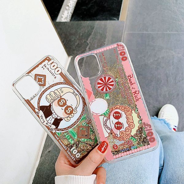 

glitter quicksand phone case for iphone se cases x xr xs 11 pro max 6 7 8 plus sequins dynamic liquid protective soft hard cover
