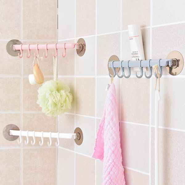 

hooks & rails simple powerful paste bathrooms walls no trace nail-multifunction kitchens bathroom creative wall hanging hook