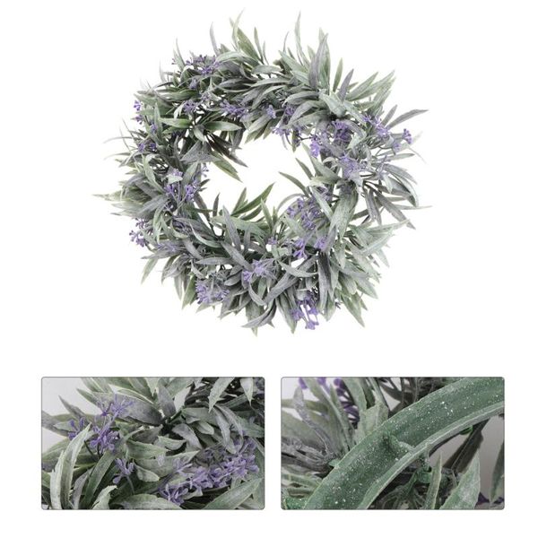 

1pc lavender garland door wall wreath creative hanging ornament (green)
