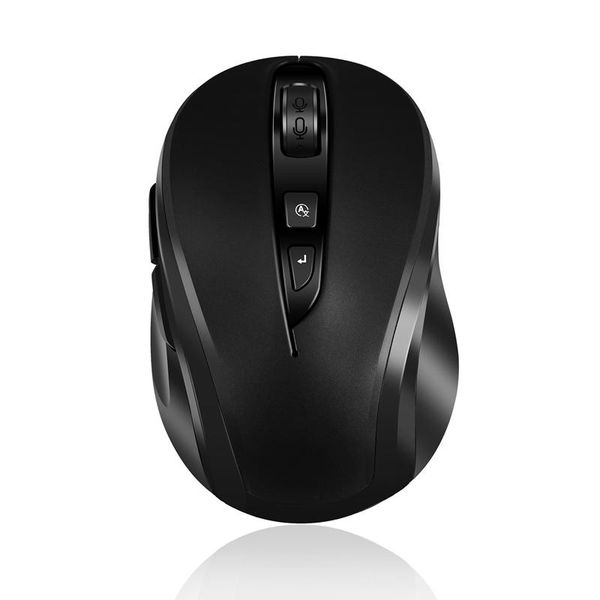

mice rechargeable voice mouse 2.4ghz wireless optical inert ergonomic input search smart