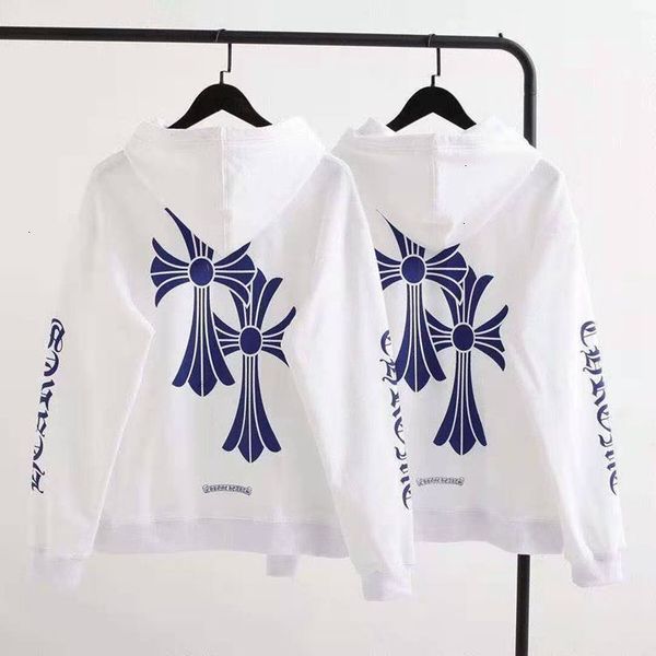 

hooded letter print sanskrit crosin back cross sweater rfov, Black;brown