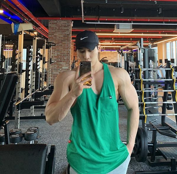 

men' tank summer fitness 2021 gyms clothing men shirt casual loose vests singlets bodybuilding muscle, White;black