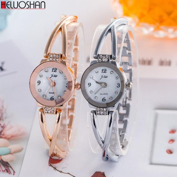 

wristwatches price drop reloj muje rose gold bracelet watch women luxury diamond quartz 2021 montre femme, Slivery;brown