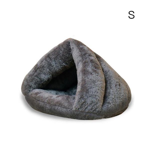 

kennels & pens thicken dog cat winter warm kennel cave indoor kitten cozy plush house bed cushion cute sleeping nest pet products