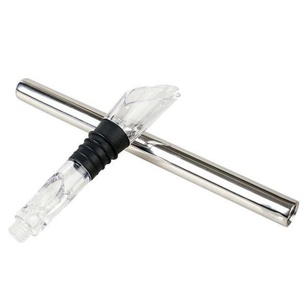 

professional hand tool sets wine aerator pourer premium aerating and decanter spout (black)c drink liquor with box bar accessory