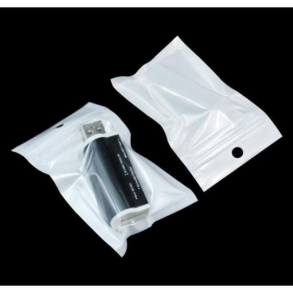 

clear + white pearl plastic bags poly opp packing zipper zip lock retail package bag for phone cases cables jewelry han jlluuv insyard