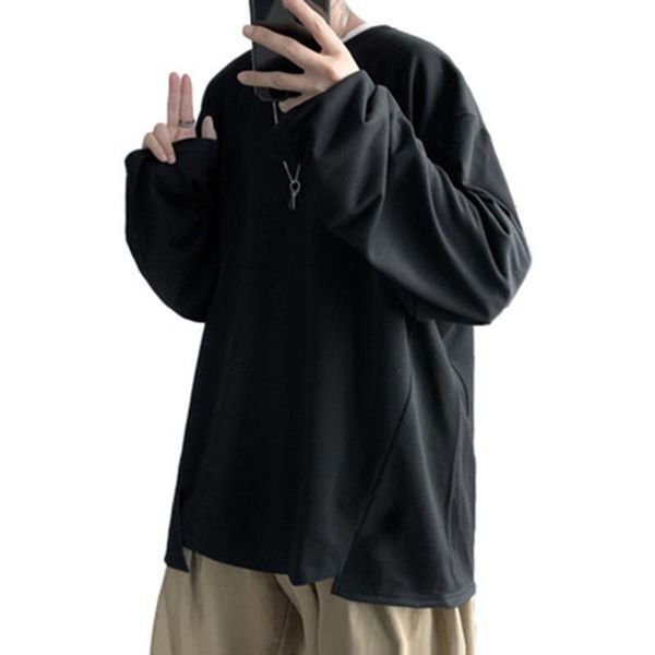 

men's hoodies & sweatshirts jacket autumn and winter pocket decoration casual men, Black
