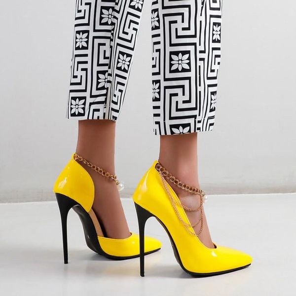 

sandals 2021 high heeled shoes design sense small temperament french thin heel european station patent leather one line buckle, Black