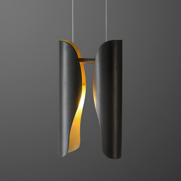 

copper bedside chandelier light luxury living room sofa background gold designer model room bar restaurant engineering lamp