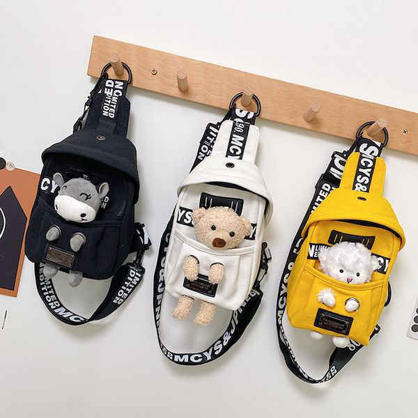 

2020 trade canvas fashion chest new female bag korean foreign personality messenger shoulder pxfge