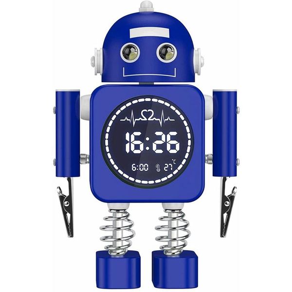 

other clocks & accessories kids alarm clock, robot clock for children sleep trainer, digital clock,alarm with snooze mode