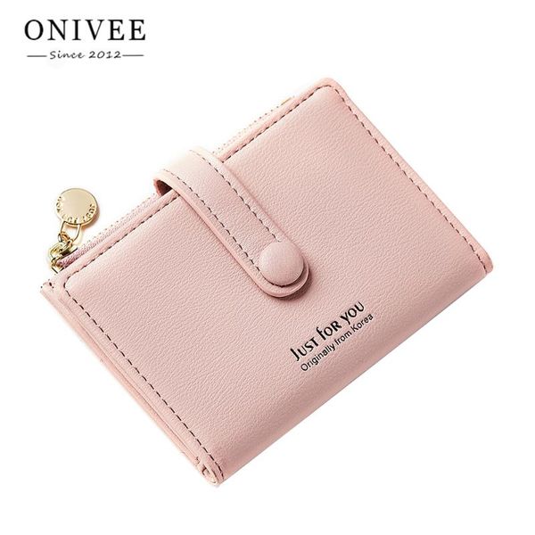 

wallets onivee fashion style ladies slim purse small female girl gift coin pocket zipper card wallet women #604-2, Red;black