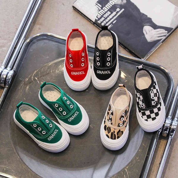 

sports shoes 2021 spring and autumn versatile children's canvas boys handsome small white soft bottom breathable baby women, Black
