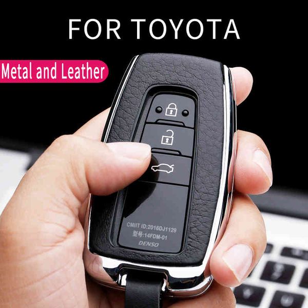 

cover car case for chr c-hr prado camry prius corolla rav4 avalon chain key holder
