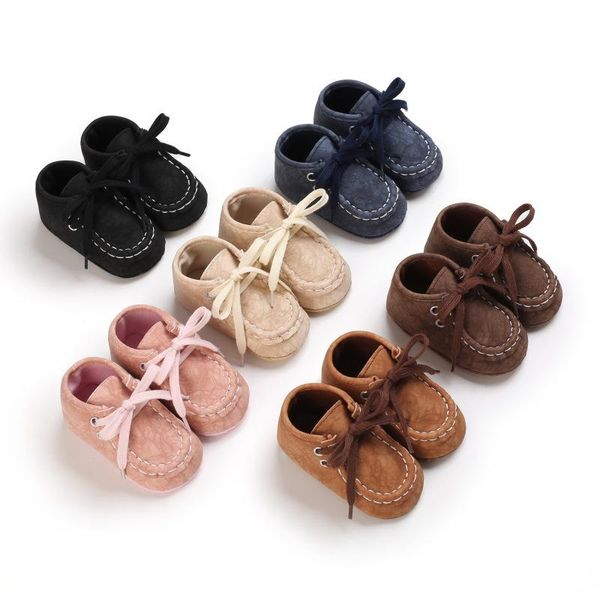 

first walkers born baby shoes infant toddler boy casual comfort cotton sole anti-slip 6-colors girls sneakers moccasins 0-18m