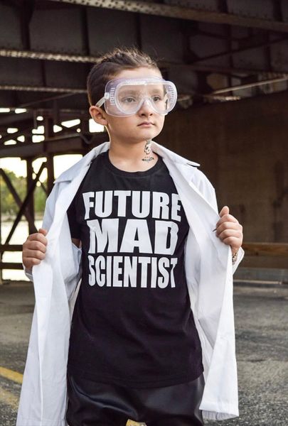 

future mad scientist kids tee funny science shirt chemistry pro halloween costume tattoo baby, Blue