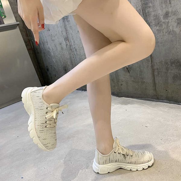 

couple sports shoes women walking shoes breathable casual sneakers outdoor lightweight trainers vulcanize shoes y0907, Black