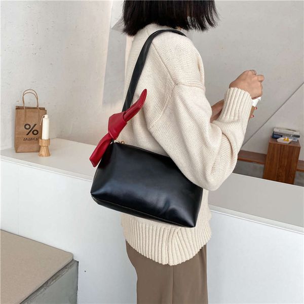 

hbp summer simple small women's 2021 new fashion net red with armpit texture foreign style single shoulder bag