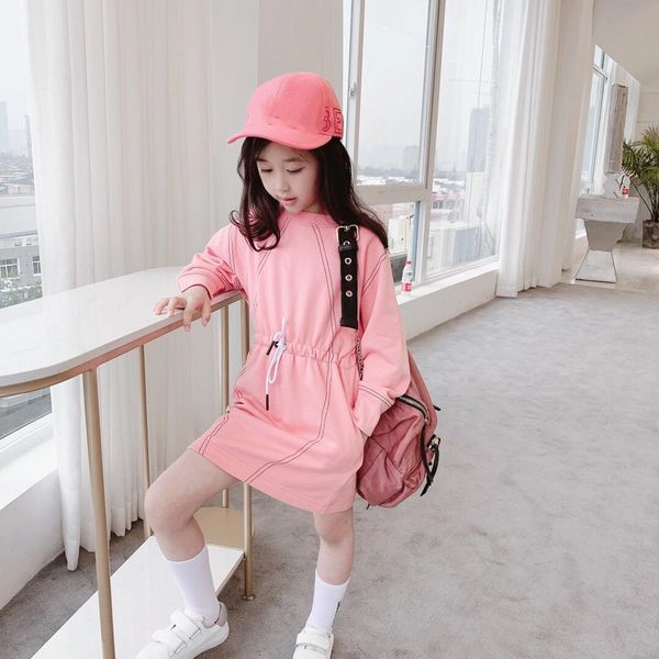 

toddler girls dress autumn winter infant kids girl long sleeve for baby girl cotton pink dresses clothing, Red;yellow