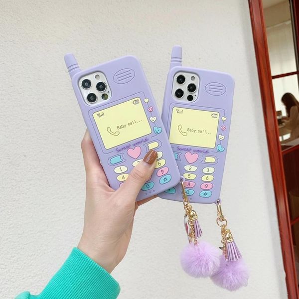 

cute 3d dimensional silicone phone case for iphone 12 pro x xr xs max 6 7 8 plus 11 pro max 12 se