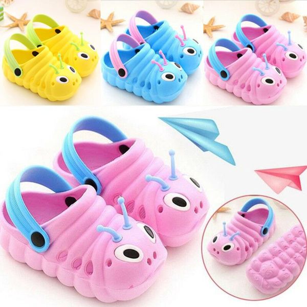 

slipper siketu summer children' slippers toddler kid boys girls cute beach sandals flip shoes infant cartoon flat heels, Black;grey
