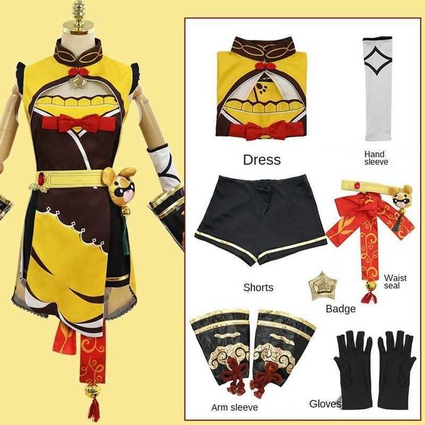 Shzq Genshin Impact Costum All Cosplay Fato Uniforme Game Wig Anime Chinês Estilo Estilo Halloween Trajes para as mulheres Y0913