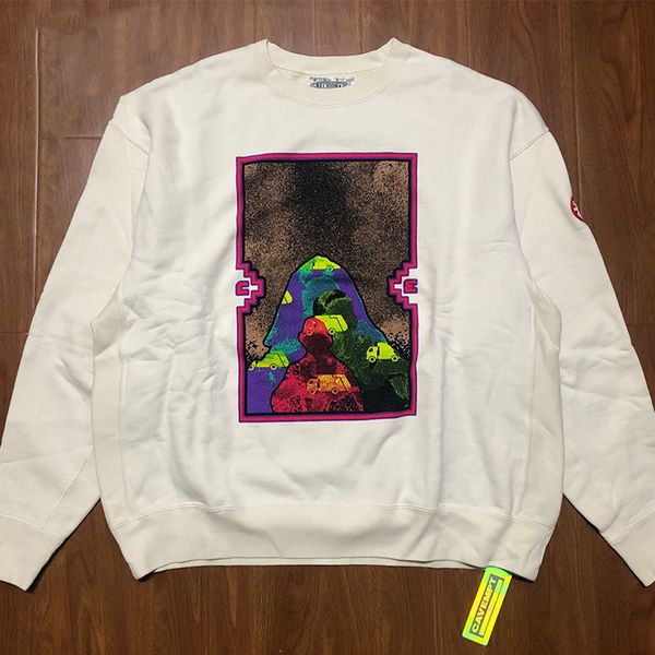 

2021 new heavy fabric crew neck c.e sweatshirts men woman crewneck cavempt cav empt hoodie xbo9, Black
