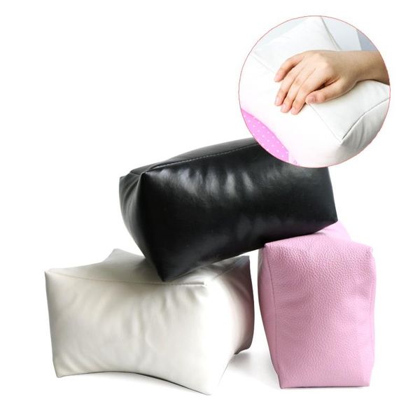 

nail art equipment professional table hand pillow pu holder arm rests leather armrest cushion salon tool palm care, Silver