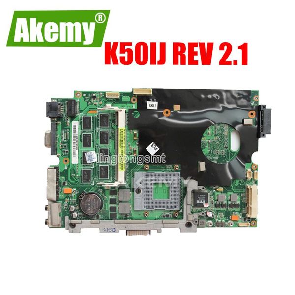 

motherboards k50ij motherboard for asus lapx5dij,k60ij,k40ij,x8aij rev 2.1 usb 2.0 ddr2 mainboard 15 inch 100% tested
