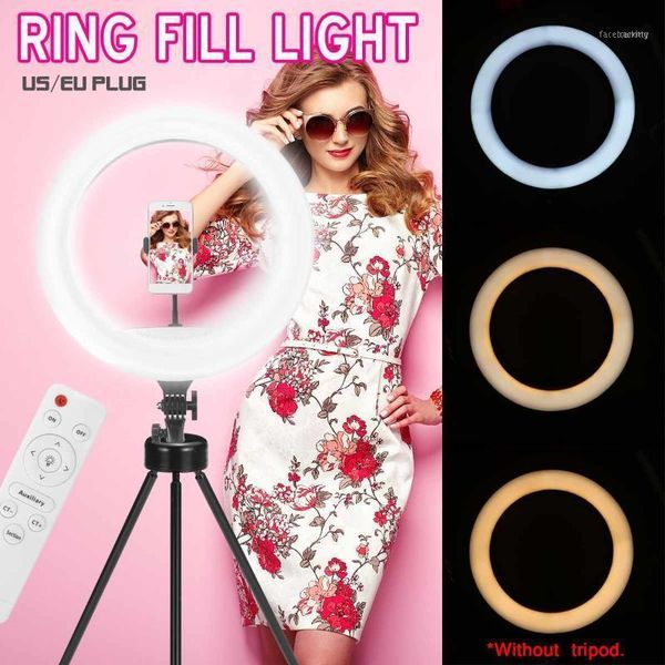 

416leds 18 inchs led ring lamp+ptz+phone clip adjustable youtube live video pographic products fill light selfie lamp11