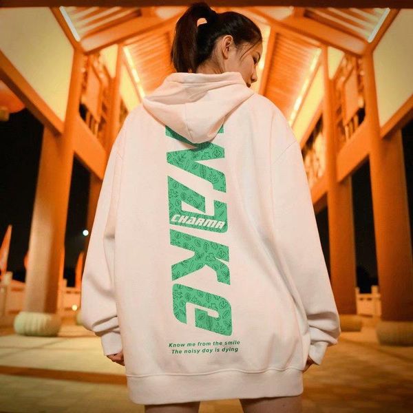 

men's hoodies & sweatshirts 2021 and women's fashion trend autumn winter style hip-hop student sweater loose tide brand fat plus s, Black