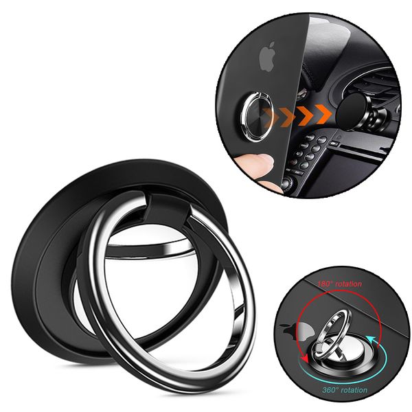 

finger ring mobile phone smartphone stand holder for iphone xs huawei samsung cell smart round phone ring holder car mount stand