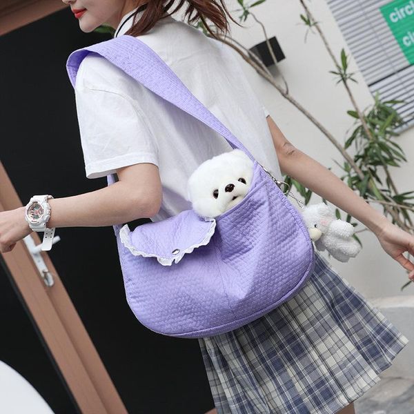 

dog car seat covers pet carrier bag puppy kitten outdoor travel handbag breathable single shoulder cat sling comfort tote