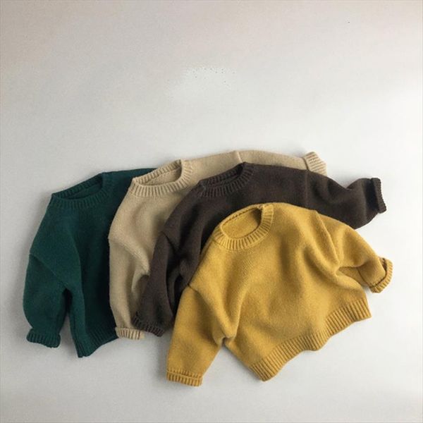 

spring kids sweaters forest boys clothes brief girls pullover knitwear, Blue