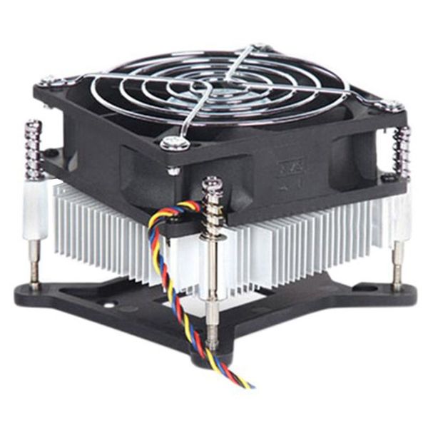 

for 1155 1156 1150 copper core radiator 4 wires pwm mute computer i3 cpu cooler cooling fan