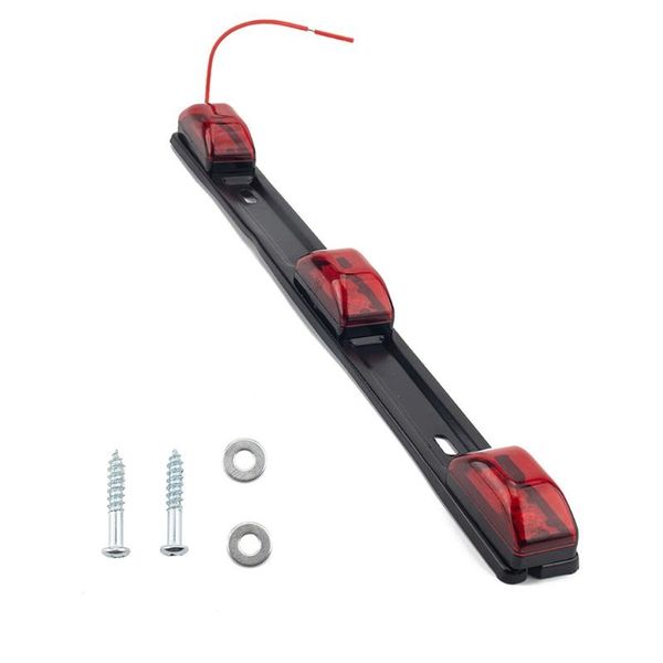

emergency lights truck trailer tail light bar brake replacement red 3 9 led clearance for safety driving at night