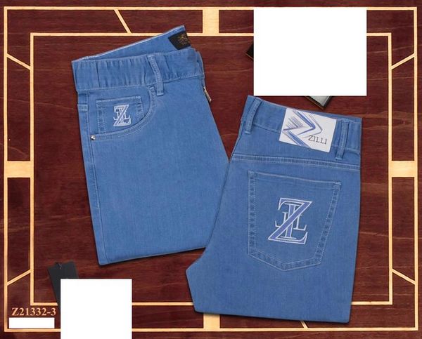 

men's jeans men fashion casual snake skin denim plus size rich black, Blue