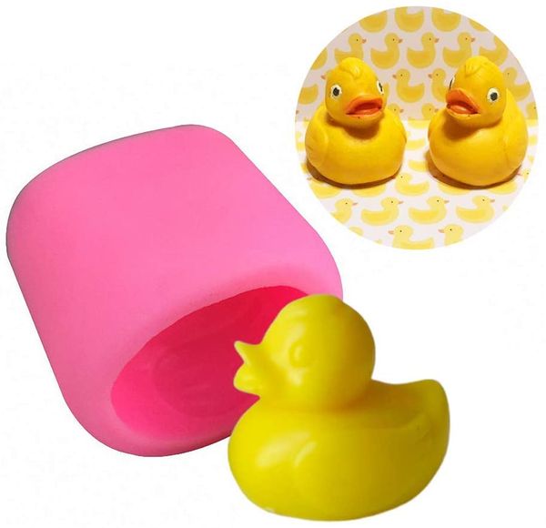 

3d duck soap mould silicone chocolate fondant mold for baby shower cake er decoration candle bath bomb lotion bar polymer clay resin mould 1