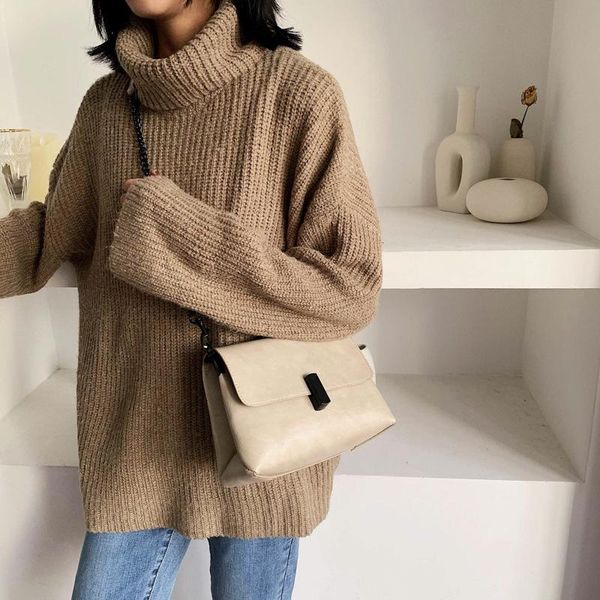 

2021 new shoulder bag women's casual fashion korean version of the messenger bag chain small square ladies