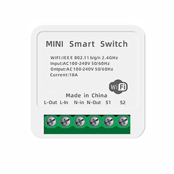 

smart home control mini wifi diy switch supports 2 way with alexa google life