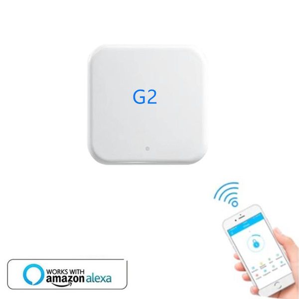 

smart home control controllock bluetooth-compatible gateway g2 fingerprint lock password door bridge work with alexa google