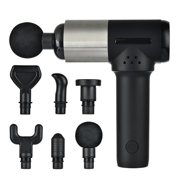 

electric massagers lcd display profession massage gun body muscle deep fascia massager pain exercising relaxation slimming shaping