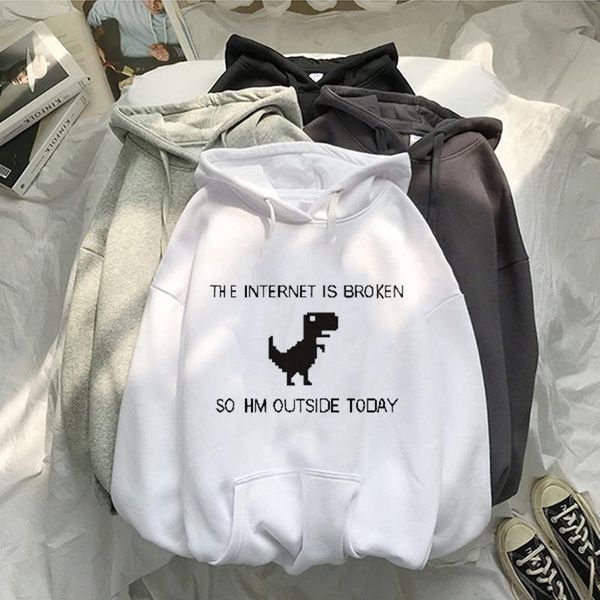 

autumn new harajuku kpop women's retro hoodie dinosaur long sleeve tee fashion casual sports shirt ladies clothing hoodie, Black
